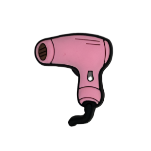 Pink Blow Dryer Charm