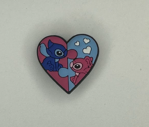 Stitch and Angel Charm