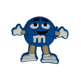 Cute Cartoon Blue Chocolate Candy Charm